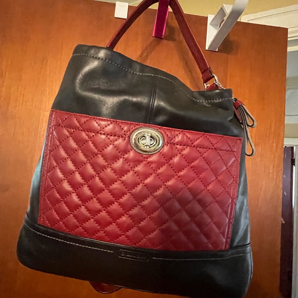 Coach Patchwork Leather & Suede Purse w/Silver Hardware in EXCELLENT CONDITION! - Picture 14 of 14